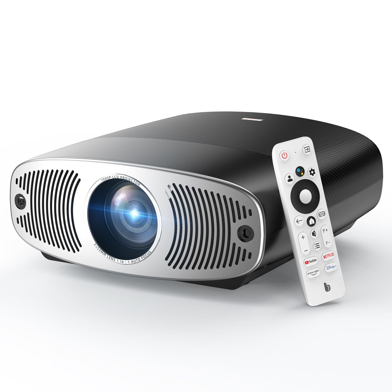 【公式GoogleTV/Netflix搭載】BETTDOW プロジェクター 600ANSI FHD 完全密閉防塵式 長寿命 完全自動画面補正 4K HDR10+対応 20Wスピーカー ドルビー音声 P