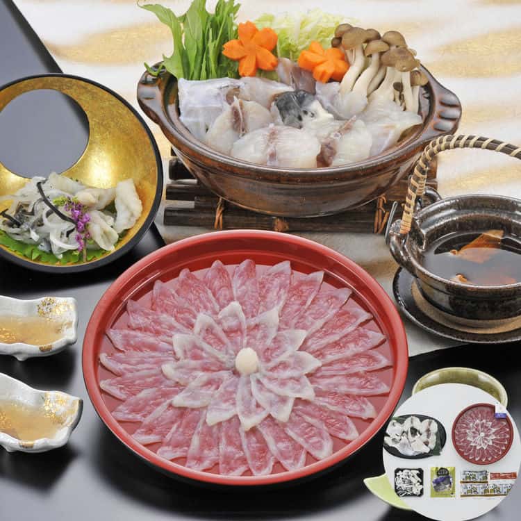 福岡 「ふく太郎本部」 とらふく刺身 ちりセット A 離島は配送不可 710128 お歳暮 お中元 お土産 ご進物 ギフト 贈り物に最適