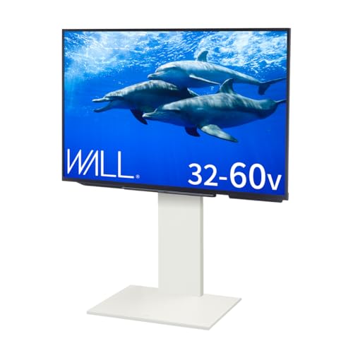 WALL テレビスタンド テレビ台 壁寄せテレビスタンド WALLウォール V2 ロータイプ (2020モデル) 32～60V対応 サテンホワイト EQUALS イコールズ
