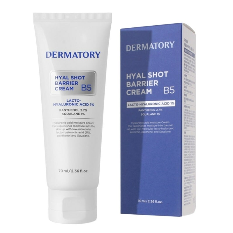 ダマトリーヒアルショットバリアクリームB5 70ml 水光クリーム　100時間保湿　水分バリア　水ツヤ肌　化粧ノリクリーム