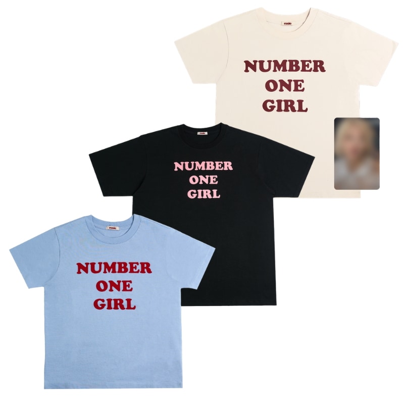 BLACKPINK ROSE [ROSIE] MD 　 ROSIE TOKYO POP UP / 　NUMBER ONE GIRL Tシャツ　正規品