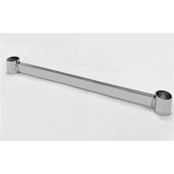 (2本セット) 支柱補強パイプ 60cm専用 スチール クロームメッキ 部品 パーツ インテリア家具 インテリア雑貨 プロフェイス