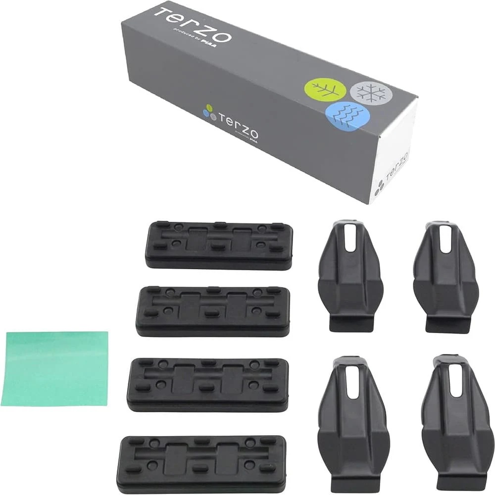 PIAA Terzo(テルッツォ) ルーフキャリア ベースキャリア ホルダー 4個入 ブラック【トヨタ タンク/ルーミー ダイハツ トール M90# M91#】EH427