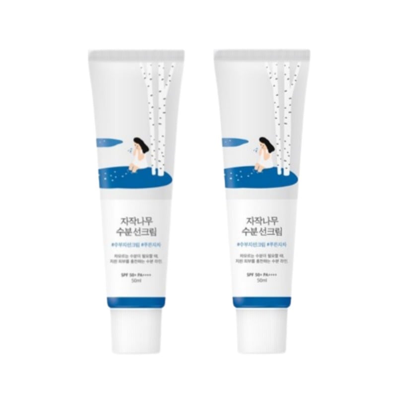 白樺水分日焼け止め[SPF50+/PA++++], 50ml,1+1
