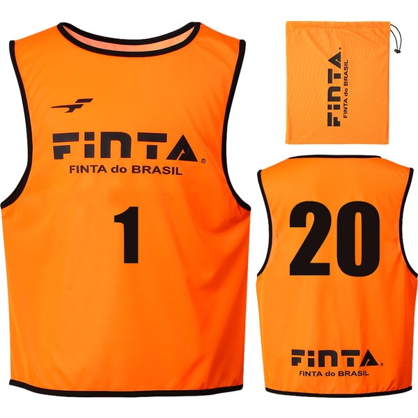 FINTA フィンタ ジュニアビブス 20枚セット サッカー FT6557-6100 ジュニア ボーイズ