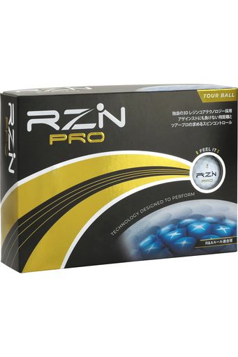 RZN Golf ゴルフボール 4ピース PRO-BOX 1ダース (12個入り) 父の日 プレゼント レジンゴルフ 日本正規流通品 ホワイト