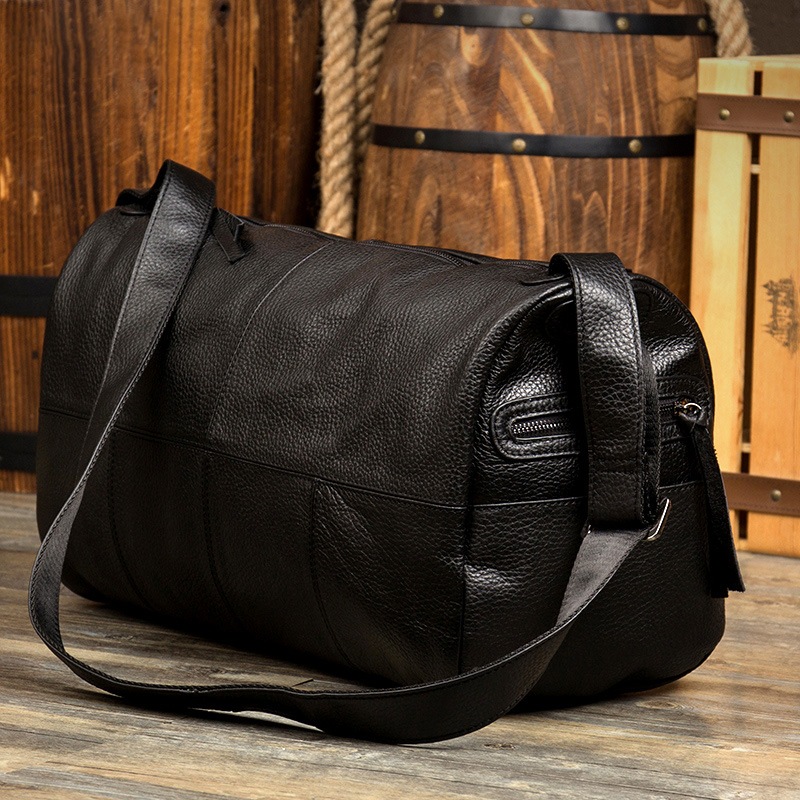 スロータイム大容量牛革の頭層旅行鞄男性出張本革手提げ鞄女性旅行鞄鞄鞄