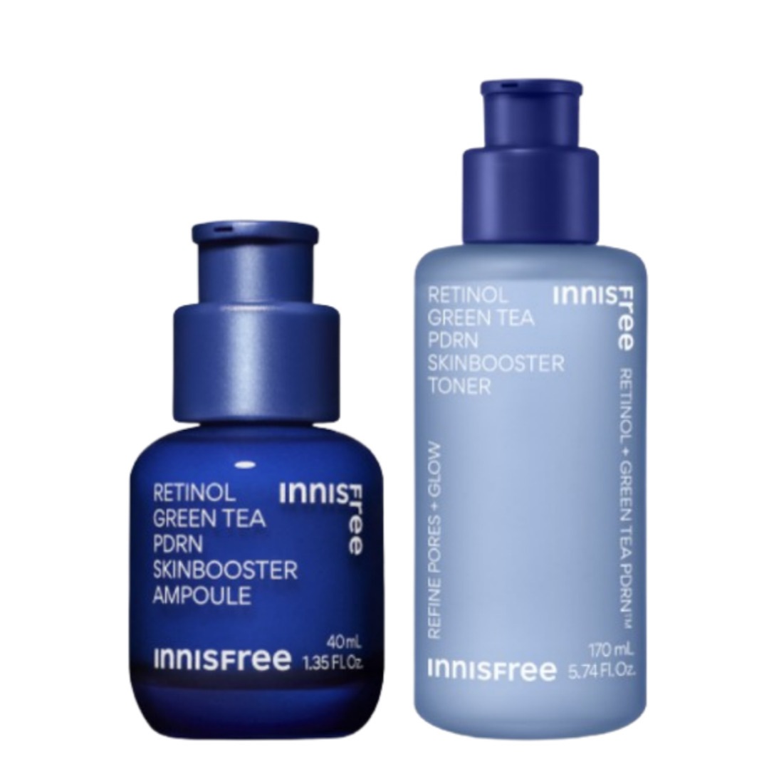 レチノール グリーンティー PDRN アンプル 40mL+レチノール PDRN トナー 170mL