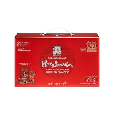 他サイト： 紅蔘元 ホンサムウォン 50ml パウチ 30袋 まとめ買いの商品画像