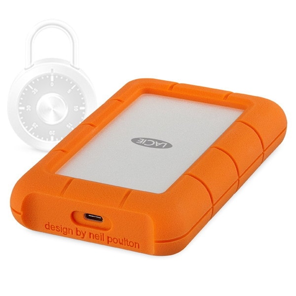 LaCie STFR2000403 外付2.5ｲﾝﾁ Rugged SECURE 2TB メーカー直送