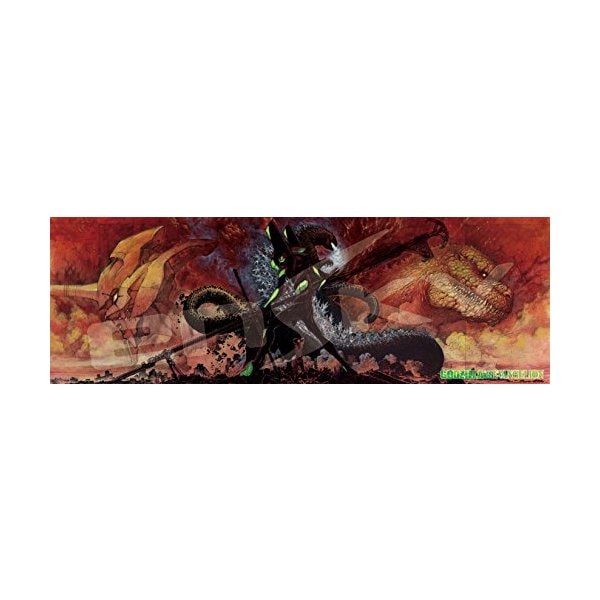 Ensky 950 Piece Jigsaw Puzzle Godzilla Vs. Evangelion Guren No Myt(34 X 102 Cm) (japan import) 並行輸入品
