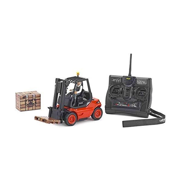 Carson 1:14 Functional model Linde H 40 D forklift truck with remote control (500907093) 並行輸入品