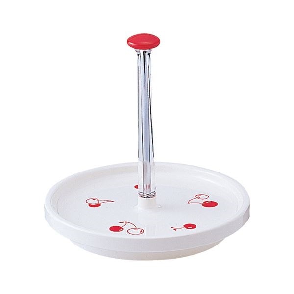 28セット レトロ調 回転カスター/調味料置き レッド 2019.3cm さくらんぼ柄 ブルーム