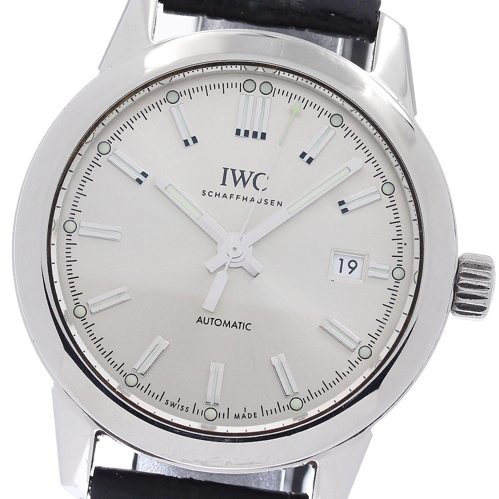 IWC SCHAFFHAUSEN IW357001 インヂュニア デイト 自動巻き メンズ 保証書付き_956104【中古】