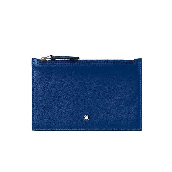 MONTBLANC マイスターシュテュック ブルー メンズ カードホルダー MB130453