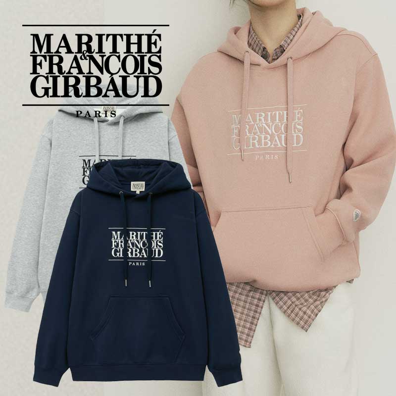 MARITHE FRANCOIS GIRBAUD クラシックロゴフードスウェットシャツ