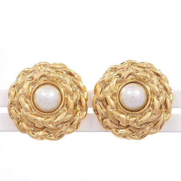 Qoo10] イヴ サンローラン ラウンド パール ヴ 