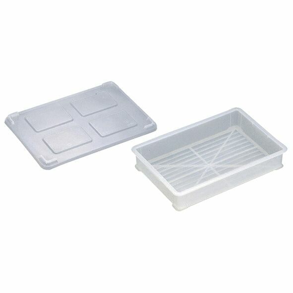 （まとめ買い）岐阜プラスチック工業 パンコンテナー小型浅 透明 [x3]