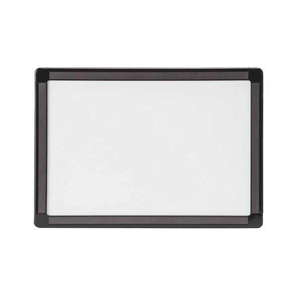 (まとめ) TANOSEEマグネット付両面ホワイトボード A4 W303×H213mm 1枚 (×10セット)