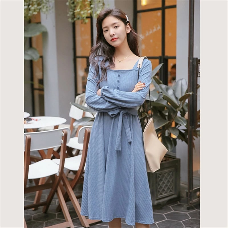 【CityGirl】レディース　ワンピース　膝丈ワンピース　フェミニン　二次会　きれいめ　体型カバー　結婚式　入学式　お呼ばれ　春新作　人気　デート　レトロ　上品　エレガント 6,806円