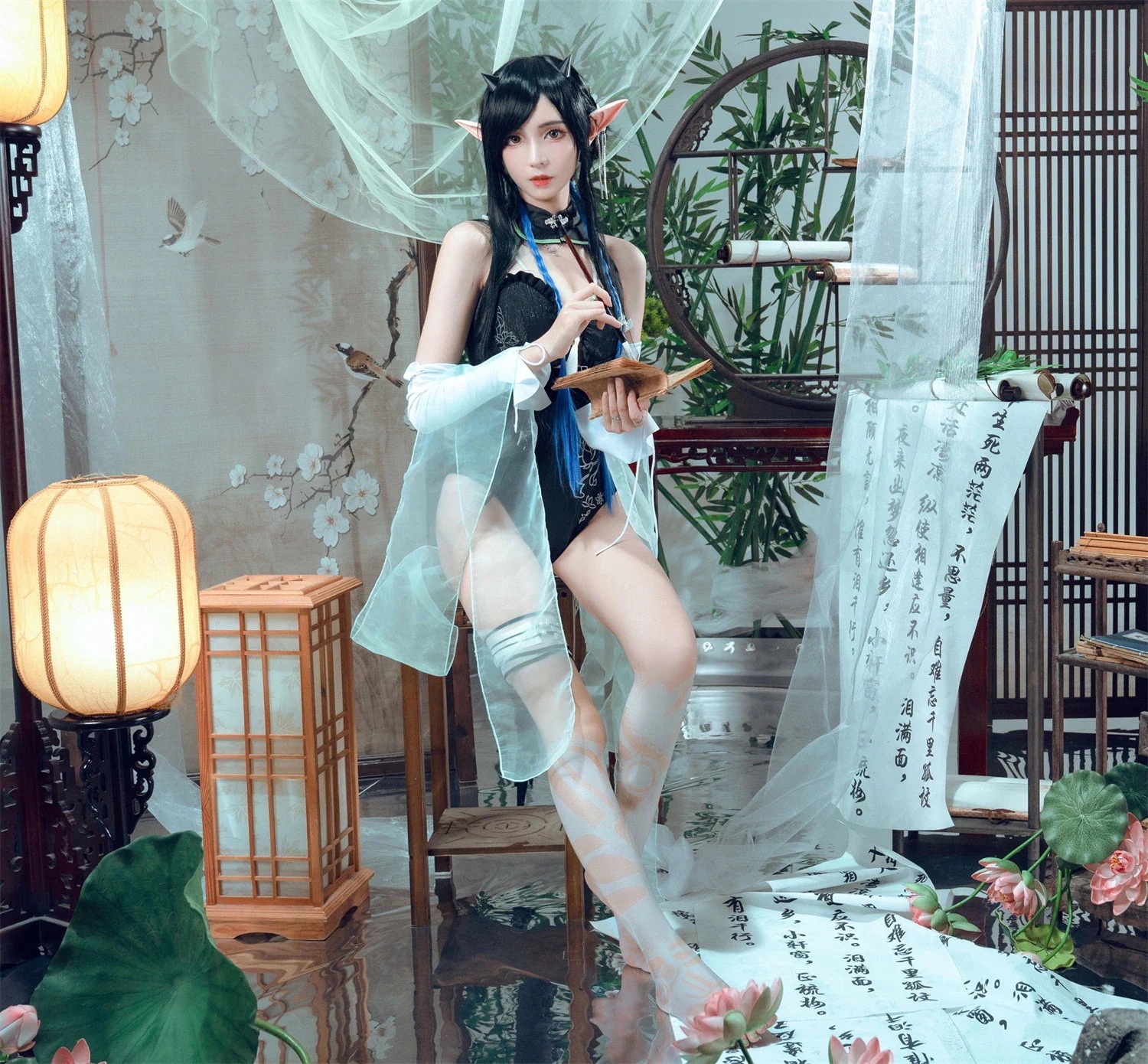 アークナイツ 明日方舟 夏卉 夜半 コスプレ衣装 コスチューム期間限定30％