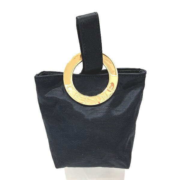 セリーヌ CELINE サークル金具 ナイロン ミニ バッグ ハンドバッグ レディース 【中古】