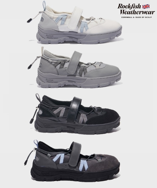[X GLOWNY] BRYN VELCRO SNEAKERS - BLACK靴
