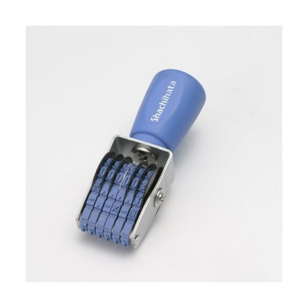 （まとめ） シヤチハタ 回転ゴム印 エルゴグリップ欧文6連 4号 明朝体 CF-64M 1個 (×5セット)