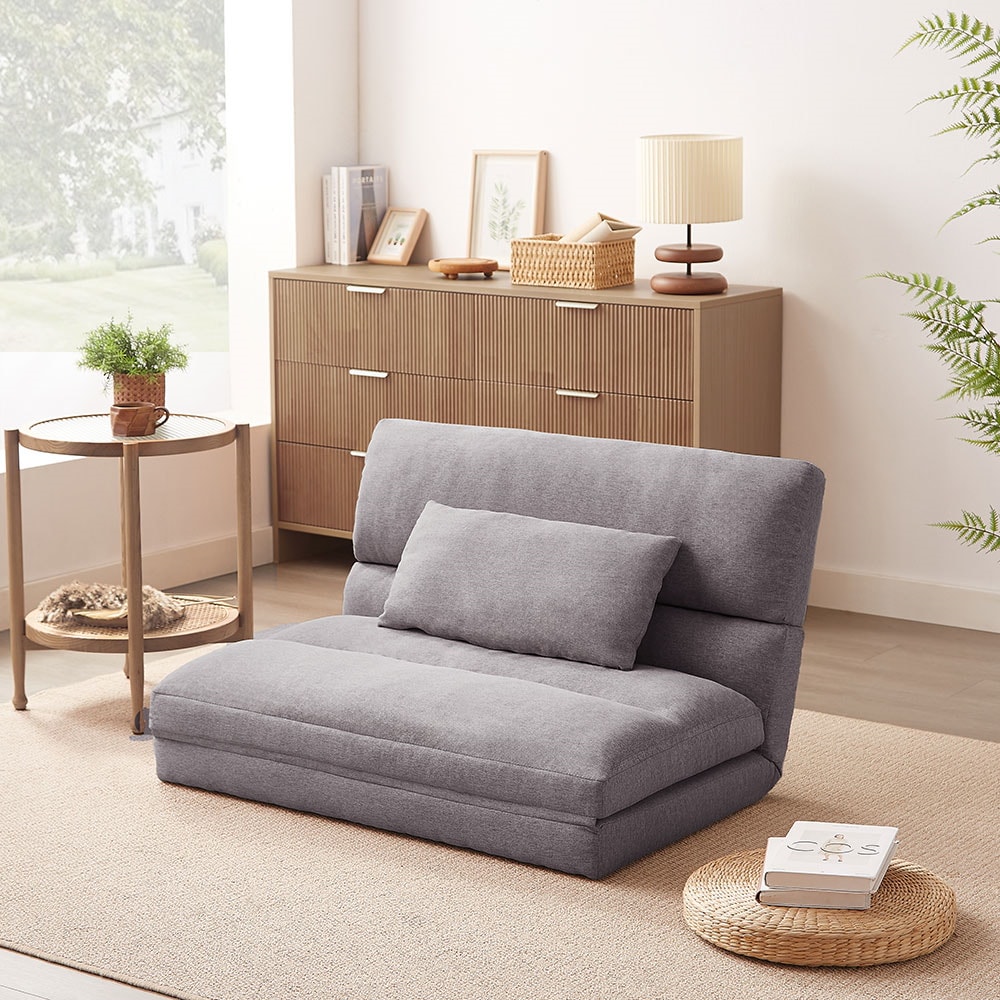 【国内即日発送】折りたたみ ソファベッド 座椅子 幅103cm 2人掛け ソファ リクライニング 5段階 コンパクト P1/P2 おしゃれ