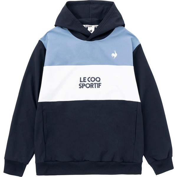 ルコック Le coq sportif メンズ LCS Plume プルオーバーフーディ マルチスポーツ スウェットトレーナー QMMWJF40-NV メンズ
