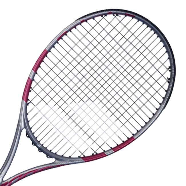 バボラ(Babolat) 2026 BOOST AERO PINK ブーストアエロ ピンク (260g) 海外正規品 硬式テニスラケット 121267-100グレー×ピンク