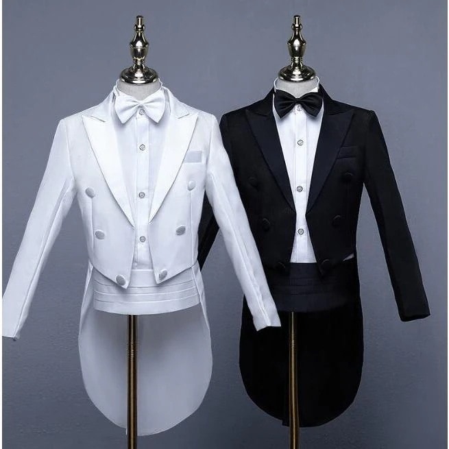 子供 タキシード スーツ4点セット 5点セット キッズ 男の子 ボーイズ 結婚式 ピアノ発表会 演奏会 ダンス衣装 こども ジュニア 燕尾服 ステージ衣装 オーケスト30%までに制限