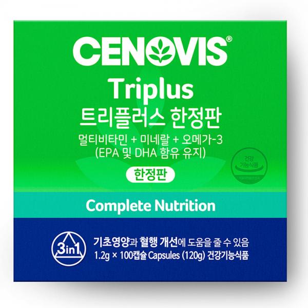 セノビス ツリープラス マルチビタミン ミネラル オメガ3 세노비스 트리플러스 멀티비타민미네랄 오메가3