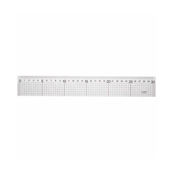 （まとめ）ライオン事務器 ハイカットスケール30cm HC-30 1個(×5セット)