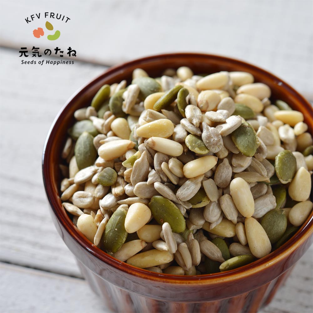 塩味 元気シードミックス 900g ひまわりの種 かぼちゃの種 松の実