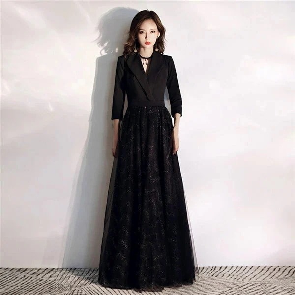 おすすめランキングパーティードレス 花嫁 結婚式 ロングドレス 二次会 司会者 大きいサイズ フォーマルドレス 披露宴 女子会 謝恩会 発表会 演奏会 撮影 ブラック da179d4jckc /・・ 5,527円