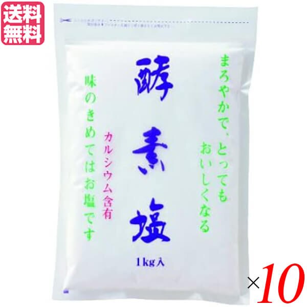 塩 天日塩 天然 酵素塩 10kg