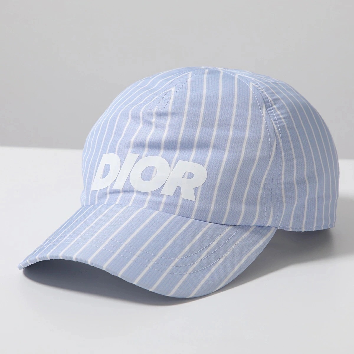 Dior ディオール ベースボールキャップ 483C900AB067 メンズ ロゴ ストライプ 帽子 580/Bleu