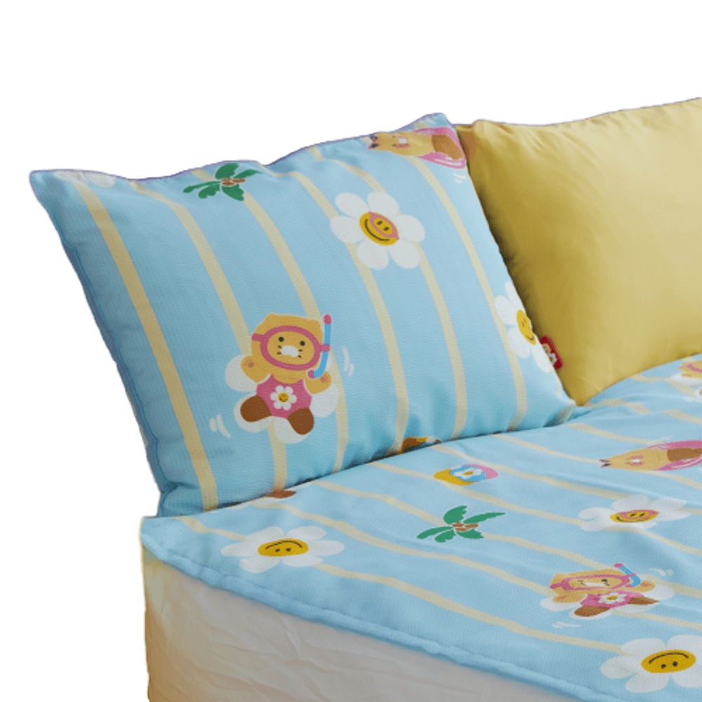 [セット]ウィグルウィグルXカカオフレンズ クーリング 一重布団&枕カバー SET_チュンシク