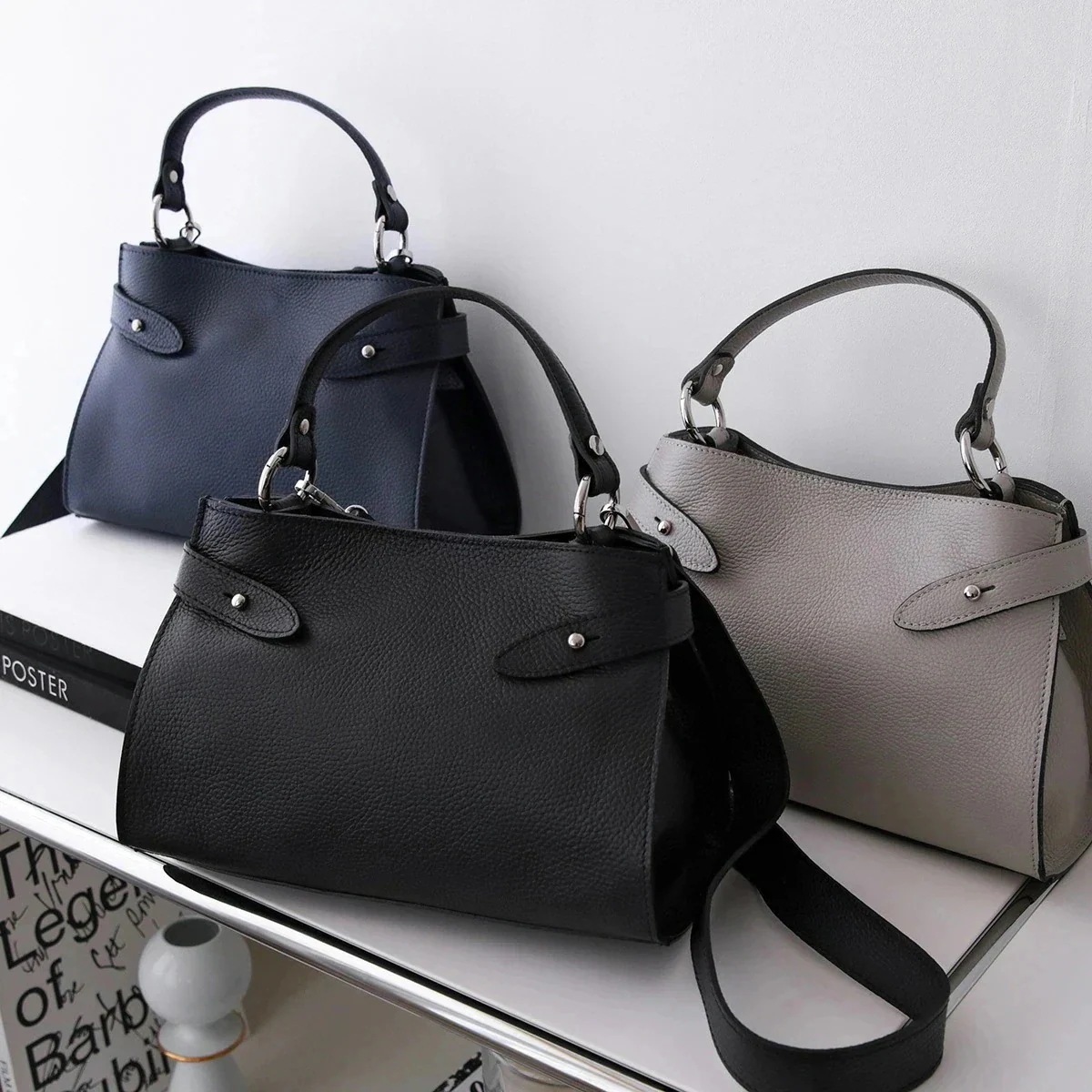 MARCO BIANCHINI マルコビアンキーニ ハンドバッグ K01300 レディース レザー ショルダーバッグ 鞄 カラー3色 【mega】