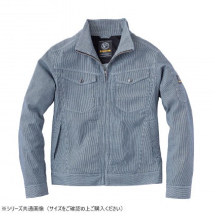 イーブンリバー ストレッチエアーライトブルゾン ヒッコリーブルー(93) サイズ:M SR-6007