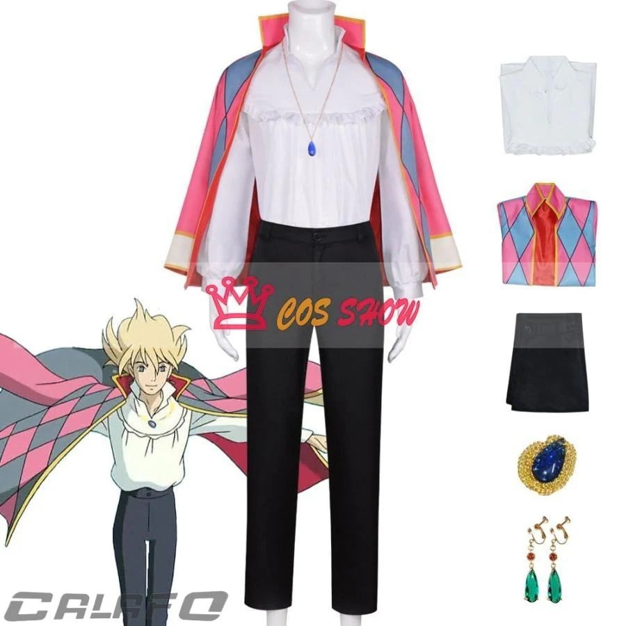 【一部分3日内出荷】 ハウルの動く城 Howl ハウル コスプレ衣装 仮装 イベント クリスマス ハロウィン ステージ 文化祭 学園祭