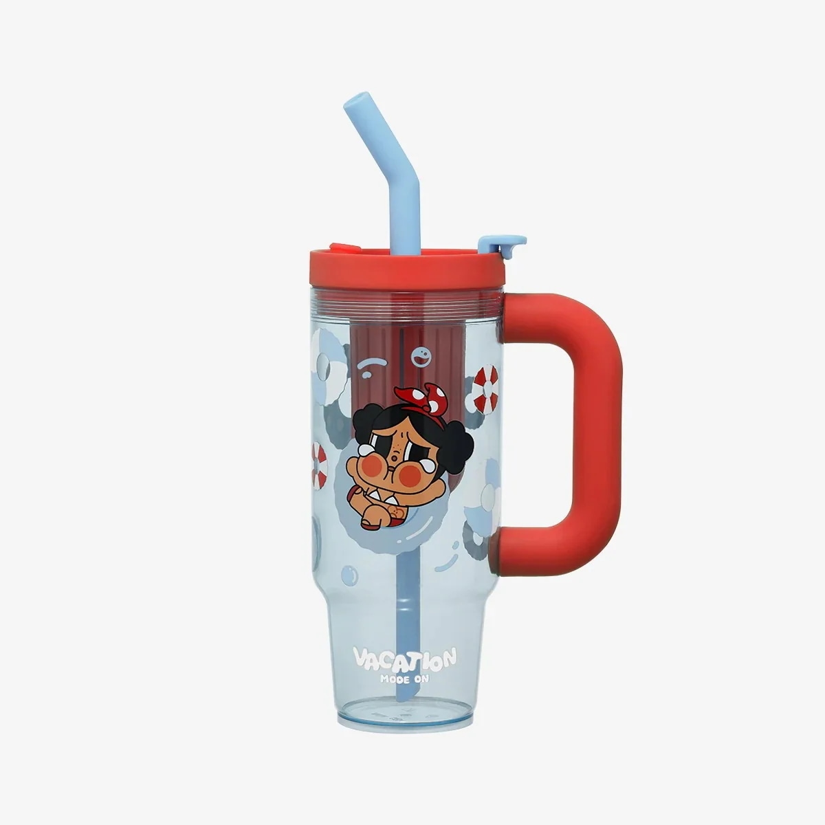 公式正規品POP MART CRYBABY Vacation Mode On Series-Straw Cup おしゃれ大容量 グラス タンブラー マグカップ トラベルカップ 水筒