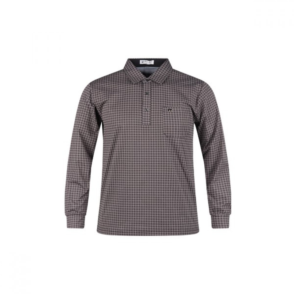 (ラックスゴルフ) ラックスゴルフマスターベアメンズパターンカラー長袖ゴルフシャツ AE4A410 5,356円