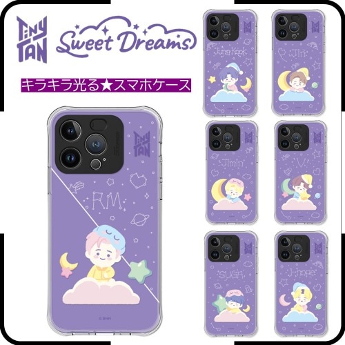 BTS スマホケース iPhone Galaxy Sweet Dreams ライティングケース 光るスマホケース
