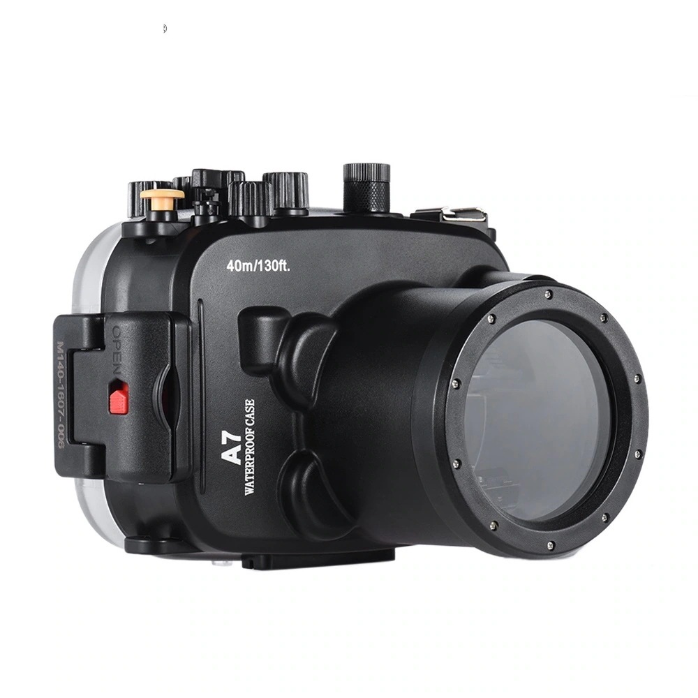 Sony A7 A7R 対応 40m防水 カメラ 水中 ハウジングケース ダイビング 28-70mmレンズ