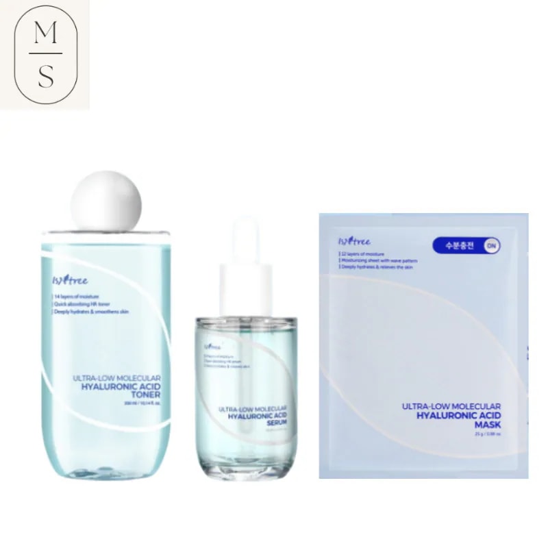 超低分子 ヒアルロン酸 3種企画セット (トナー/ セラム/ マスクパック)