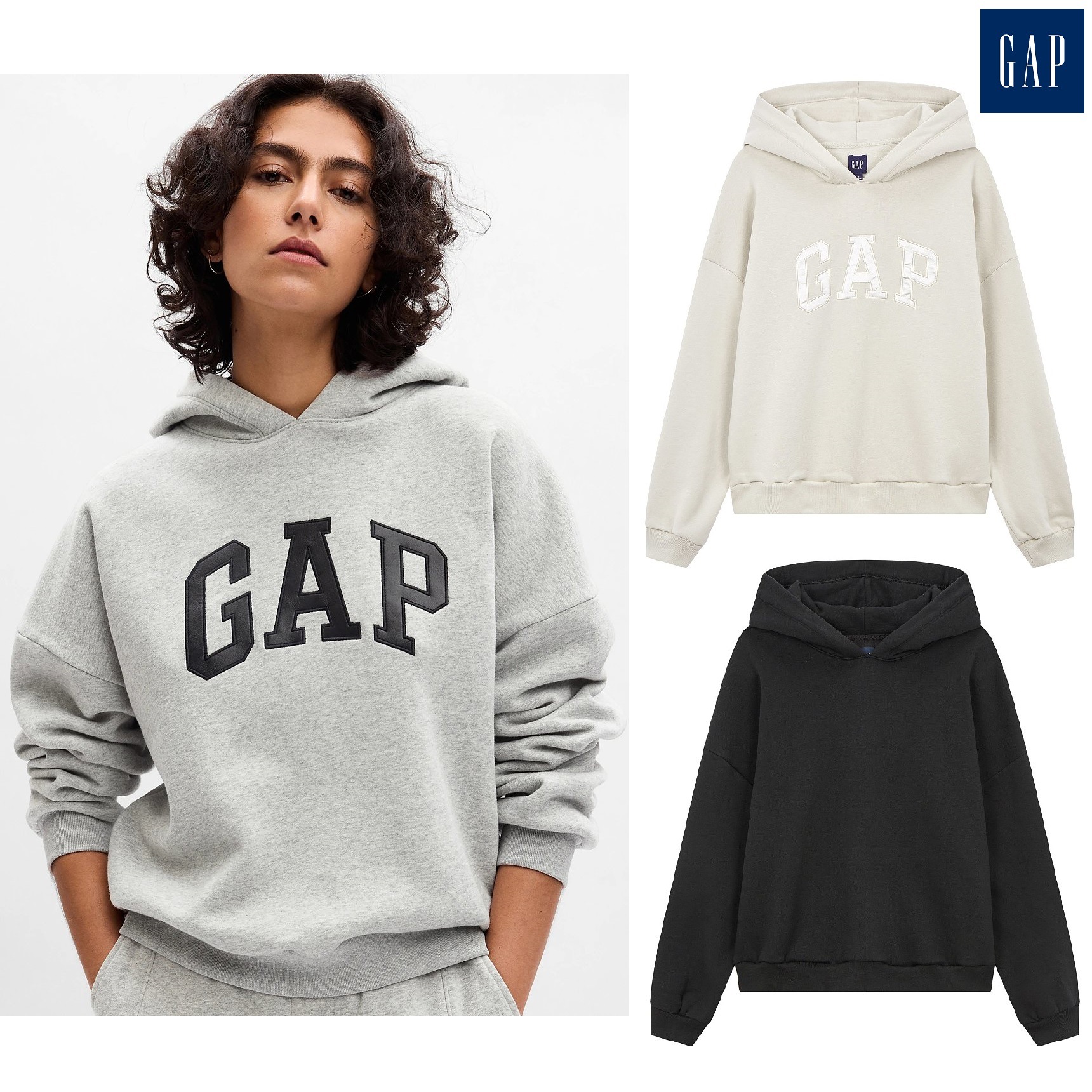 [2023 FW] [Women] Drop shoulder soft hooded T-shirt 3色 (XS-L) 女性服 新商品 韓国人気 肝節期 韓国ファッション ストリートファッション