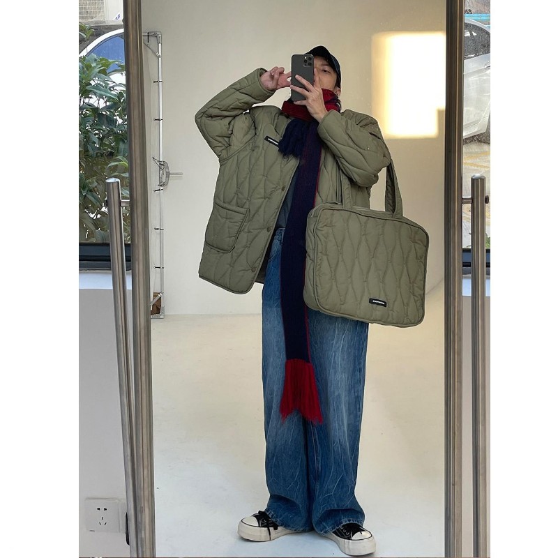 【Chaowoo限定】/冬瓜綿スタンドカラーショート丈コットンジャケット ライトレトロ 10,007円