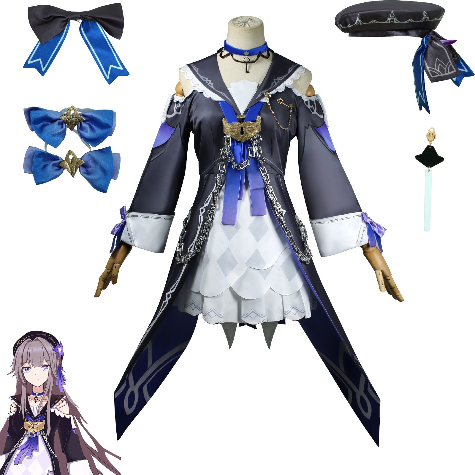 【2025新作】コスプレ 仮装崩壊cos服星穹鉄道コスプレ服黒塔コスプレ服黒塔cos服 イベント用品 14,045円